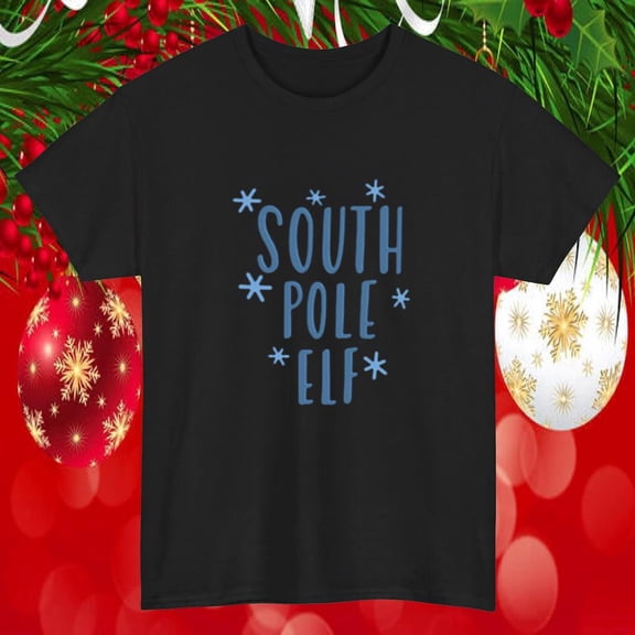 South Pole Elf Christmas Holiday Matching Art Unisex T-Shirt, up to size 5XL