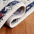 thumbnail image 5 of SAFAVIEH Luna Damian Oriental Area Rug, Beige/Navy, 5'3" x 7'6", 5 of 8