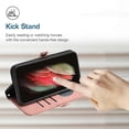 thumbnail image 2 of Étui pour iPhone 11, Cuir PU Souple de Qualité Supérieure, Portefeuille Folio à Rabat avec Support, Étui de Protection, 2 of 5