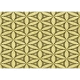 thumbnail image 1 of Ahgly Company Machine Washable Indoor Rectangle Transitional Mustard Yellow Area Rugs, 4' x 6', 1 of 7