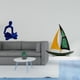 thumbnail image 2 of Figura de pensador abstracto,Estatua de pensador abstracto,decoración para el hogar,Figura de velero,Escultura de velero de hierro para decoración de oficina y hogar,Estatua de barco de, 2 of 8