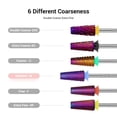 thumbnail image 4 of Brocas para uñas MelodySusie Professional 5 en 1 moradas, 4 of 7