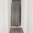 thumbnail image 4 of "Evideco Gray Water-Resistant Mildew-Resistant Polyester Shower Curtain with 8 Grommets, 48" W x 72" H, 4 of 4