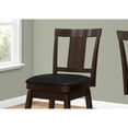 thumbnail image 4 of Monarch Specialties Bar Stool Set Of 2, Swivel, Counter Height, Kitchen, Brown Wood 39.25" H, Indoor, 4 of 5