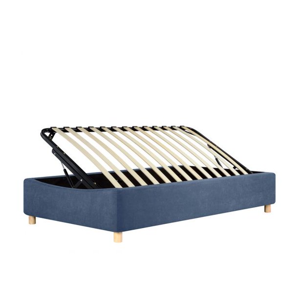 Base de cama Nakane individual - Azul marino GAIA Contemporáneo