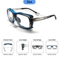 thumbnail image 4 of Gafas Deportivas Marco Lente Reemplazable Resistente Al Sudor Correa de Junta Antiimpacto Funcionalidad Deportiva de Estilo Diario, 4 of 7