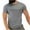Gray, variant on EQWLJWE Men's Short Sleeve Tee Men Casual Short Sleeve Round Neck Fitness Running Workout Elasticity Pullover Tops T-shirt