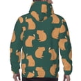 thumbnail image 5 of Hoodies for Men - Birds Capybaras Long Sleeve Comfrt Men'S Fashion Hoodies & Sweatshirts, Sweatshirts for Men Hoodies Pullover Clothing Clothes with Pouch, 5 of 7