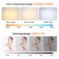 thumbnail image 3 of Nail Tech Lamp for Desk, 3000K to 6000K Stepless Dimming Foldable Nail Light with Phone Holder, All Around Lighting LED Manicure Lamp Nail Table Light for Eyelashes, Nail, Makeup, 3 of 7