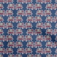 thumbnail image 1 of oneOone Cotton Cambric Blue Fabric Elephant Sewing Craft Projects Fabric Prints By Yard 42 Inch Wide, 1 of 5