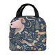 thumbnail image 1 of Easygdp Retro Forest Animals Bolsa Térmica Premium - Tela Oxford Impermeable, Gran Capacidad, Bolsillo Frontal, Unisex para Trabajo, Escuela, Actividades al Aire Libre y Picnics, 1 of 8