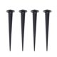 thumbnail image 1 of 4 Uds. Práctica estaca para el suelo, lámpara para césped, estacas para el suelo, luces de paisaje útiles, estacas para el suelo para jardín, patio al aire libre, patio con tornillo M5 (negro), 1 of 6