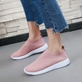 thumbnail image 5 of nsendm Female Fashion Sneakers Adult Sneaker Wedges Shoes for Women Size 12 On Sports Shoes Mesh Outdoor Comfortable Women's shoes Sneaker Socks for Women Pink 7, 5 of 7