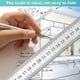 thumbnail image 4 of PCS Stainless Steel Ruler 15cm 20cm 30cm Metal Ruler Size Double Sided Durable Rustproof Carpenter Ruler for Students Engineers Architects Teachers De, 4 of 5