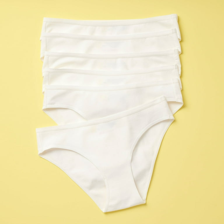 Yellowberry® Girls' 6PK High Quality Cotton Underwear Bikini Hipster Brief  Panty 