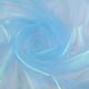 thumbnail image 1 of XmhyTop-A Tela de organza iridiscente holográfica arcoíris de 1 yarda, tela decorativa transparente con degradado brillante, 150 cm de ancho, para vestidos, fiestas y bodas, azul claro, 1 of 5
