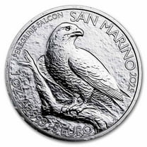 2025 San Marino 1 oz Silver Peregrine Falcon BU