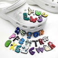 thumbnail image 4 of 26pcs Alphabet Lore Shoe Charms Shoe Decoration Cartoon Letter Charms For Diy Croc Clog Sandals Bracelet Wristband Decoration Accessories Party Favor, 4 of 5