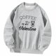 thumbnail image 5 of Sudadera con capucha para mujer, ropa de otoño, cuello redondo, clásico, informal, otoño e invierno, camisetas de manga larga, ropa deportiva para , XL, 5 of 10