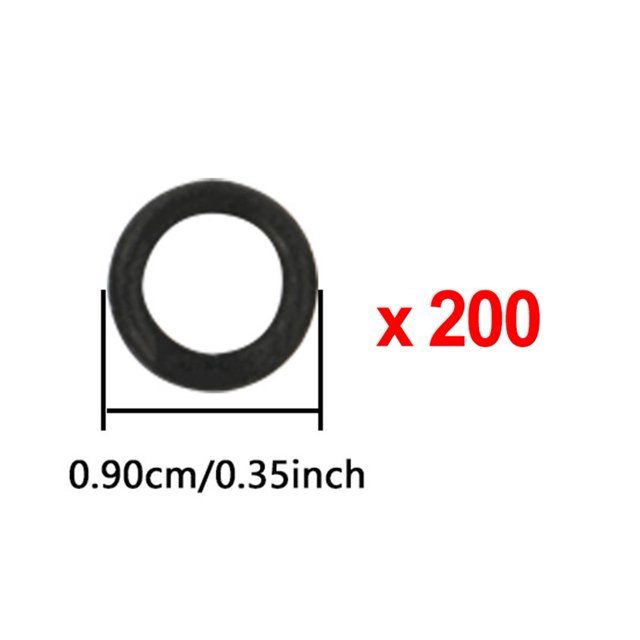 Silicone Coffee Machine Sealing Rings Set 200pcs O-Ring Gasket Seals for Capresso Impressa Repair,High Temperature Resistant,Leak Prevention,Versatile Compatibility