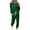 Green2, variant on Womens 2 Piece Tracksuit Outfits Cinch Bottom Pant with Casual Loose Long Sleeve Top Lounge Sets (Small, Hot Pink)
