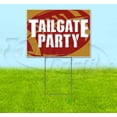 thumbnail image 1 of Tailgate Party Warriors (18" x 24") Yard Sign, Includes Metal Step Stake, 1 of 6