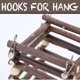 thumbnail image 4 of Hanging Apple Wood Rabbit Hay Feeder - Guinea Pig Grass Holder with 2 Hooks Biting Resistant Small Animals Chew Toy, Feeding Hay Manager Shelf （Add white bead style）, 4 of 5