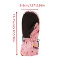 thumbnail image 3 of CYRBOKO Toddler Boys Gloves, Thermal Athletic Winter Waterproof Skiing Gloves Pink Size 2-4 T, 3 of 7