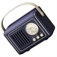 thumbnail image 5 of Mini Altavoz Portátil Bluetooth Retro con Conectividad Inalámbrica, Graves Potentes y Audio Nítido de Alta Fidelidad., 5 of 5
