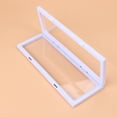 thumbnail image 5 of Vitrina flotante 3D con marco de sombra, para monedas, joyas y base, 11 x 30 cm (blanca), 5 of 5