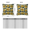 thumbnail image 2 of Pofeuu Sunflowers Print Double-sided plush pillowcase Square Throw Pillow Covers Pillows Cover for Living Room Bedroom Sofa Couch Cushion Cover（No pillow core）-20"x20", 2 of 7
