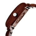 thumbnail image 3 of Earth Wood Trunk Bracelet Watch W/Date - Red, 3 of 3