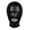 Black, variant on TiaoBug Unisex Men Women Metallic Latex Full Face Cover Blindfold Mask Hood Shiny Headgear Gold OneSize