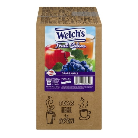 Welch's ,Grape Apple Cider, 40 Count Kcups