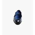 thumbnail image 3 of Stacy Adams Spratley Moc Toe Saddle Slip On Dress Shoes Navy 25686-410, 3 of 7