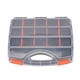 thumbnail image 1 of Caja organizadora de herramientas para guardar tornillos, tuercas y pernos con asa y tapa transparente, 1 of 5