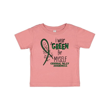 

Inktastic I Wear Green for Myself- Cerebral Palsy awareness Gift Baby Boy or Baby Girl T-Shirt