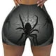 thumbnail image 2 of Fotbe Black Spiders Shorts Sin Costuras – Shorts Deportivos de Cintura Alta para Mujer, Elásticos para Gimnasio, Yoga, Running o Ciclismo-Small, 2 of 8