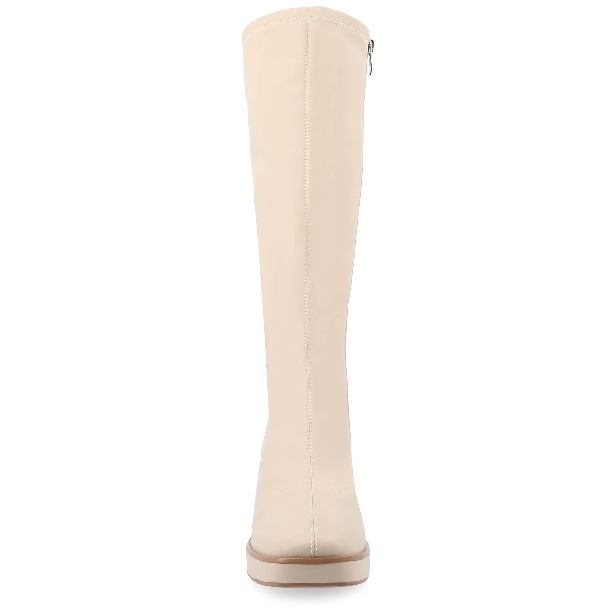 Journee Womens Alondra Platform Square Toe Boots