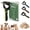 Green, variant on 3 In 1 Pet Deshedding Brush Dog Dematting Comb & Tool, Cat grooming brush suitable for dog and cat grooming and hair removal(Orange)