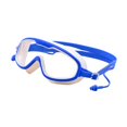 thumbnail image 4 of Gafas de natación para niños, impermeables, ligeras, de silicona suave, antivaho, montura grande. Azul, 4 of 8
