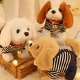 thumbnail image 4 of Duixinghas Electronic Plush Toy Puppy Walking Barking Tail Gift Battery Operated Interactive Dog for Kids, 4 of 8