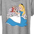 thumbnail image 3 of Alice in Wonderland - Alice and Dinah - Women's Short Sleeve Graphic T-Shirt, 3 of 5