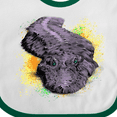thumbnail image 4 of Inktastic Colorful Lurking Gator Boys or Girls Baby Bib, 4 of 4