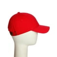 thumbnail image 7 of D&I Plain Dad Hat 100% Cotton Unstructured Hat Unisex Strap Cap - 2Pk - Red Red, 7 of 7