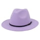 thumbnail image 5 of Sombrero de jazz Otoño e invierno Sombrero de copa retro Moda femenina Sombrero de lana para mujer, 5 of 6