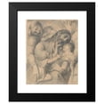 thumbnail image 2 of Richard Cosway 12x14 Black Modern Framed Museum Art Print Titled - Christ Blessing Little Children, 2 of 5