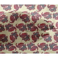 thumbnail image 4 of oneOone Viscose Chiffon Fabric Leaves & Floral Block Fabric Prints By Yard 42 Inch Wide, 4 of 4