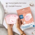 thumbnail image 3 of Mee Mee Ultra Thin Honeycomb Nursing Breast Pads 36pcs, Disposable Nursing Breast Pads, Super Absorbent Maternity Pads, Leak Proof Coverage, 3 of 5