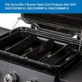 thumbnail image 3 of Set of 3 Stainless Steel Grill Heat Plates Replacement for Dyna-Glo 2-Burner Open Cart Propane DGC310CNP-D, DGC310RNP-D, DGC310BNP-D, 3 of 5